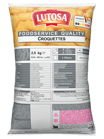 Lutosa Potato Croquette Packaging