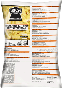 Lutosa Steak Fries Packaging