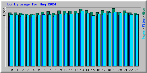 Hourly usage for May 2024